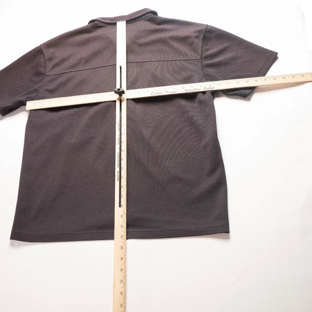 Guess Jeans USA Mens 2XL XXL Black Short Sleeve Polo Shirt - Picture 7 of 12